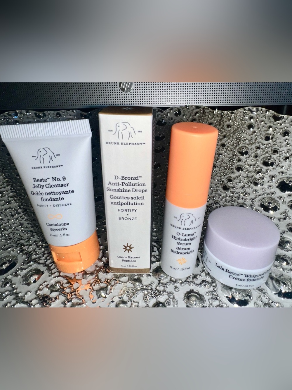 New Drunk Elephant Skincare Minis Lala Retro D-Bronzi C-Luma Hydrabright Serum - Picture 2 of 2